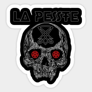 Skull red eyes Sticker